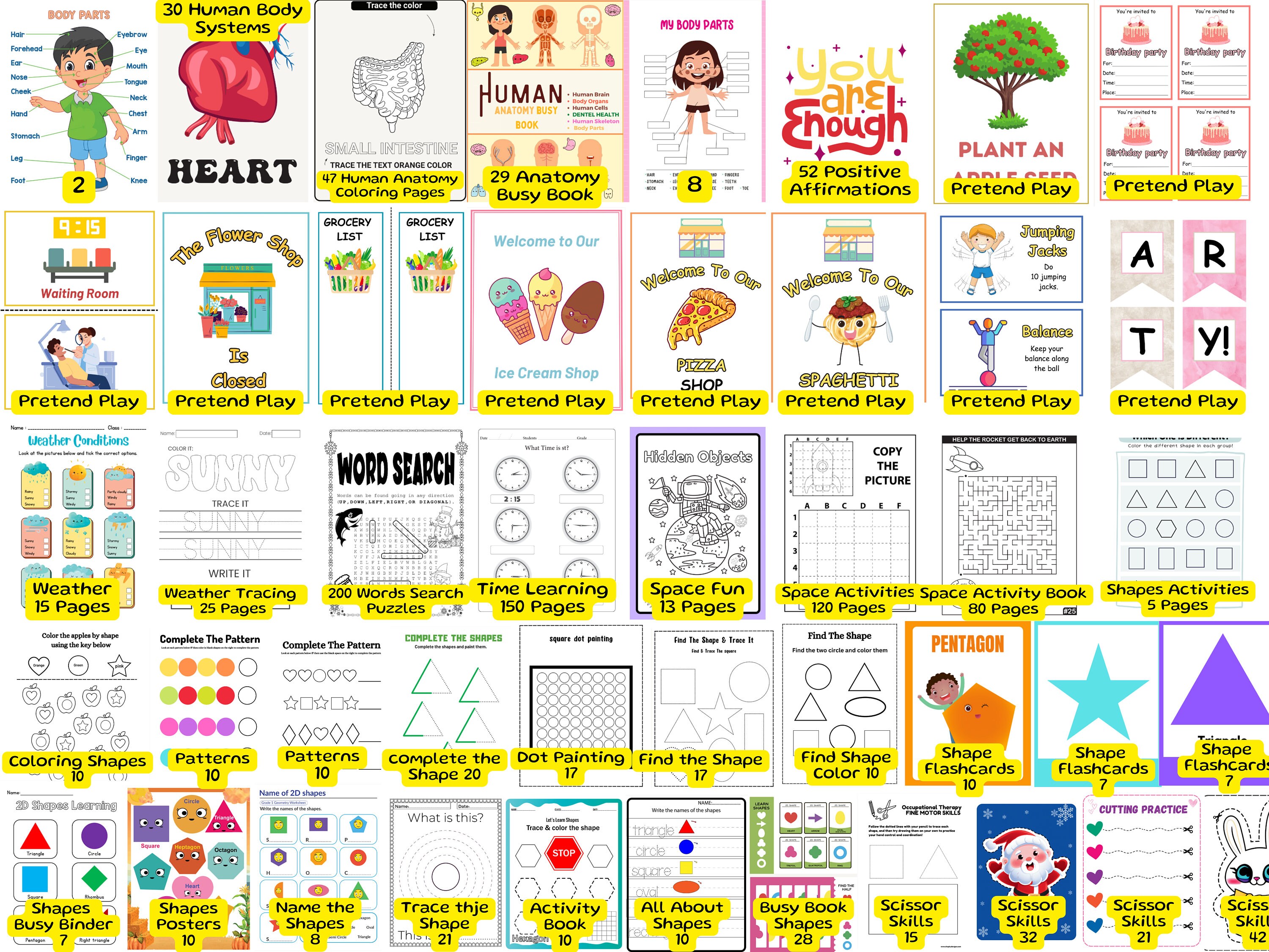 Early Learning Resource Mega Bundle | 15,000+ Ready-to-use Classroom ...