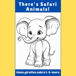 1000 Animal Coloring Pages | Kids Printable Activity Book (PLR) image 6