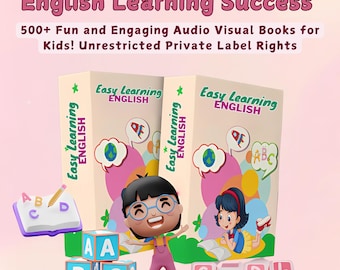 Paket med videor om engelska berättelser | Förskole- och ESL-undervisning (PLR)