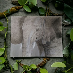 painting "Elephant" size 50*40 cm