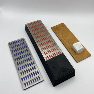 Sharpening kit diamond stone strop angle guide whetstone sharpening system diamond sharpener ideal gift for dad or husband