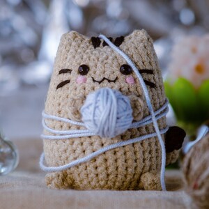 Crochet Cat Pattern, Adorable Crochet Cat Pattern, Amigurumi Crochet Cat, PDF Pattern, Meaningful Gift, Pusheen amigurumi kitty pattern image 5