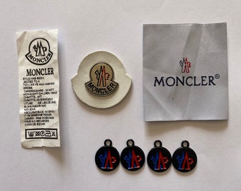 patch monclerr , etichetta e logo piccolo! Con cerniere