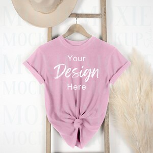 Comfort Colors 1717 Blossom Mockup, Blossom Comfort Colors Mockup,Trendy Layflat,Hanging Mockup,C1717 Mockup,Comfort Colors Mockup