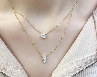 Collana S.Oliver Bicolore Argento E Oro Rosa, Con Zirconi, Lunghezza 42+3 Cm, Regalo Donna - 2