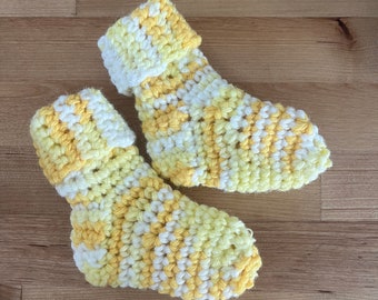 Crocheted Baby Socks