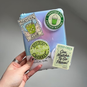 Matcha Kindle-hållare Matcha-telefonhållare iced matcha-present, matcha latte-tillbehör, matcha-telefonhållare, matcha-tjejpresent, grön telefon