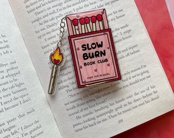Slow burn book club device holder, kindle holder, phone holder, cowboy romance booktok gift, book girlie romance book kindle accessory