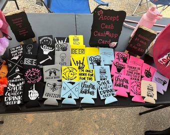 ¡Kozies personalizados! (Paquete de 6)