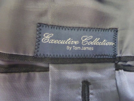 AQUASCUTUM Charcoal Gray Single-breasted Structur… - image 7