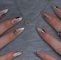 Pink Cat Eye Star Press On Nails: Handmade Acrylic Gel Nails product logo
