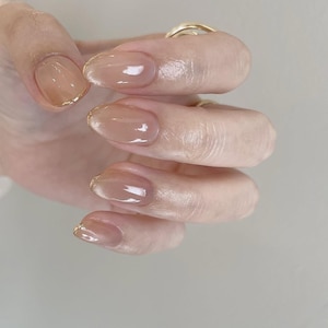 Cat Eye Press On Nails: Custom Handmade Faux Acrylic Gel Nails
