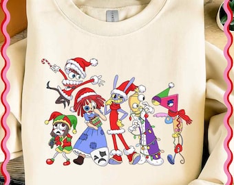 Personaggi del circo di Natale PNG, personaggi dei cartoni animati PNG, clipart di festività natalizie da scaricare digitalmente