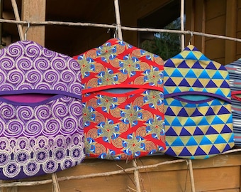 Pegbags - Colourful & Bold (with Wooden Hangers)