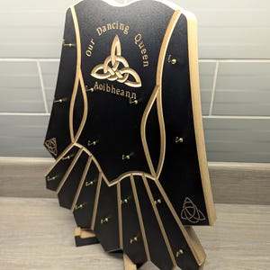 Personalized Irish Dance Medal Holder – MDF Display Rack