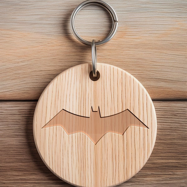 GOPROMO Engraved Keychain - Super hero Logos by GOPROMOMG.COM