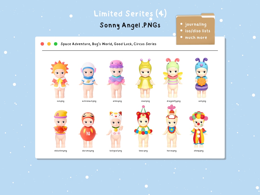 Sonny Angel Limited Series (space, Bug's World, Good Luck, Circus