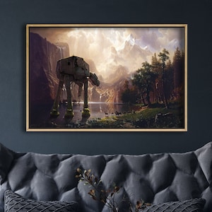Endor Star Wars Canvas Print, Legendary Movie Art, Hand Made Canvas For Gift, Endor Canvas Poster Wall Art