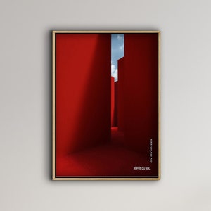 Framed Rüfüs Du Sol 'On My Knees' Print, Dance Music Poster, Rufus Du Sol Surrender Album Poster, Rüfüs Canvas Print, Rufus Du Sol Print