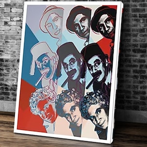Andy Warhol Marx Brothers, Jew Art, Certificate Leo Castelli, Pop Art Wall Art