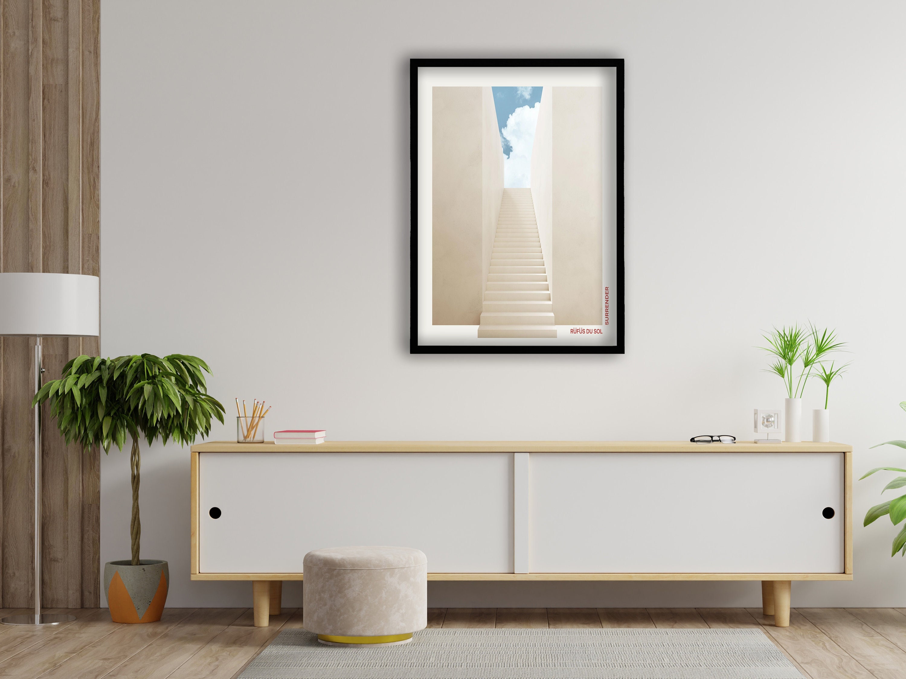 Framed Rüfüs Du Sol Surrender Album Cover, Rufus Du Sol poster, Dance Music Art, Surrender Album Cover, EDM Posters, Rufus Canvas Print