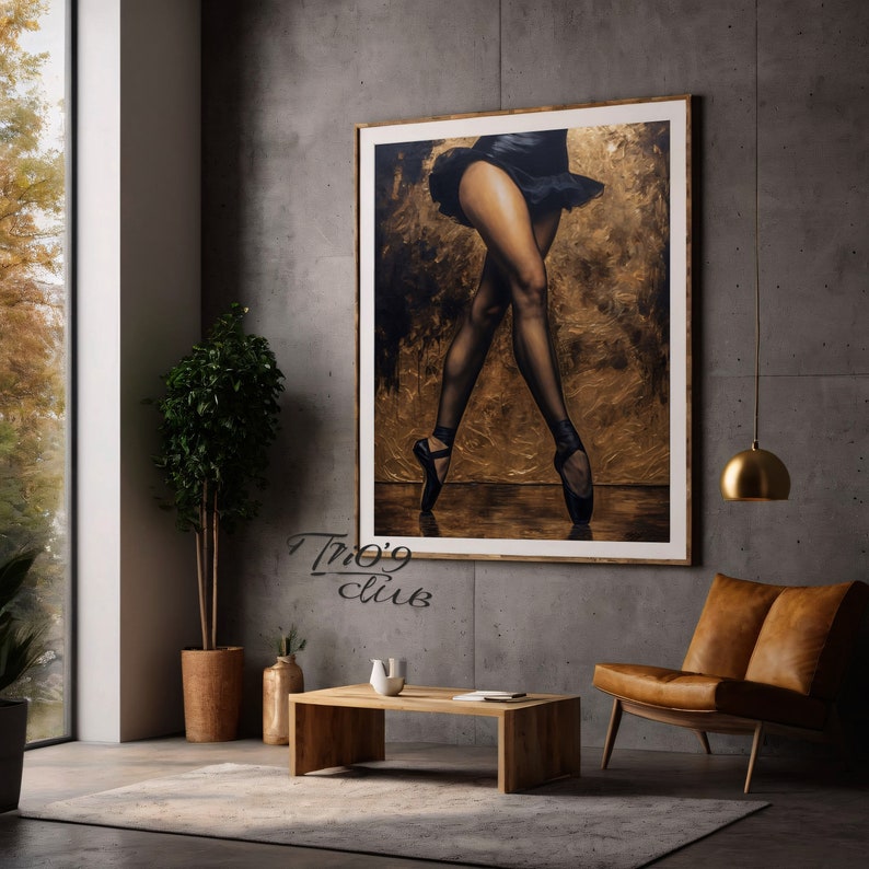 PRINTABLE, Velvet Dance, 999 Piece Wall ART, Ballerina Legs Oil Painting Wall Art, Digital Print zdjęcie 6