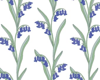 Bluebell Paper Napkins - Bluebell napkins - serviettes by Bluebell & Lark - floral paper napkins, wedding napkins