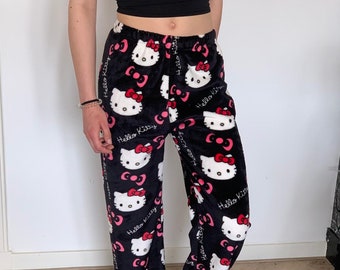 Pantalon de détente extensible Hello Kitty : bas de pyjama mignon et confortable