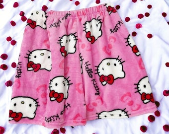 Hello Kitty Comfort Lounge Shorts: Snuggle Up in Style with Irresistible Coziness and Adorable Charm