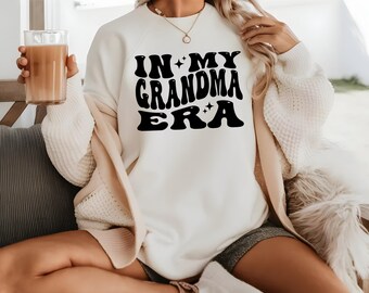 In My Grandma Era PNG - Mimi Sweatshirt Design (download digitale)