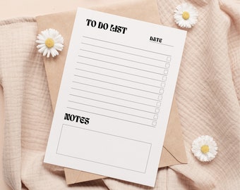 Minimalist To Do List Printable Bundle: Daily & Weekly Planner (PDF)