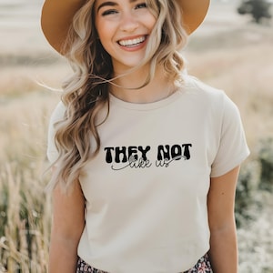 They Not Like Us Shirt Sublimation Design, They Not Like Us PNG, Besties Shirts, Trouble Shirt, They Not Like Us SVG, T-Shirt Cricut Files