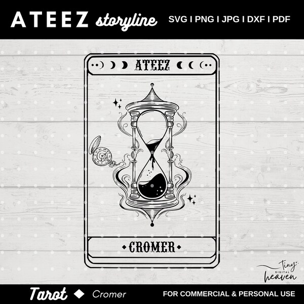 ATEEZ | svg | png | jpg | dxf | pdf |storyline tarot | cromer | Ateez storyline | ATINY | digital printable | Graphic design | Cricut