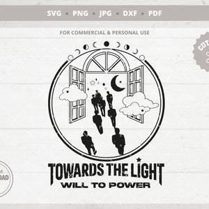 ATEEZ | svg | png | jpg | dxf | pdf | Towards the light | ATINY | KPop Sticker | Decal | Vector files Cricut and Silhouette | Digital