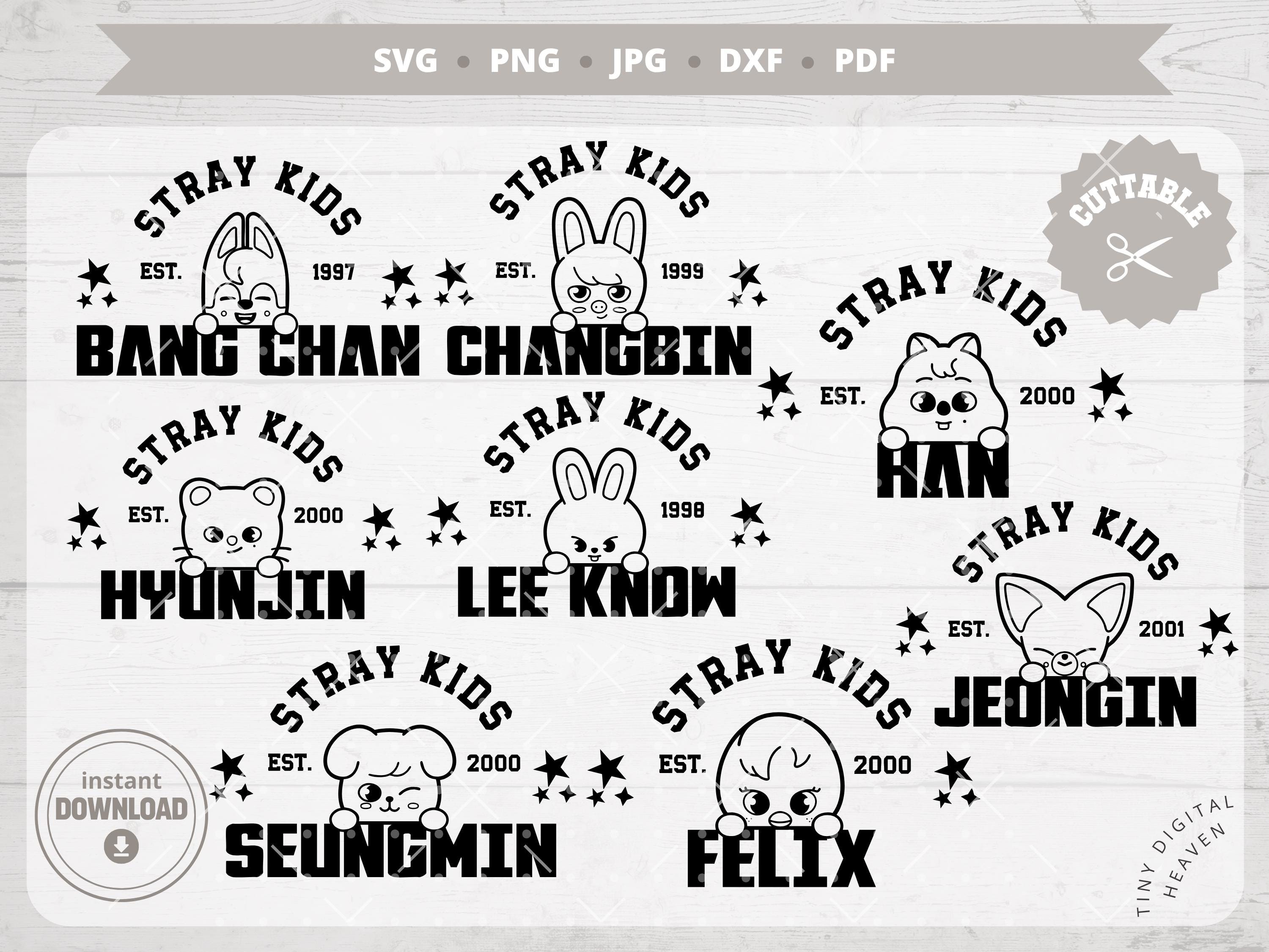 Stray Kids Aufkleber SK-ZOO Collection - Laser Cartoon Sticker KARMA Design