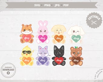 Yunho Tyudeongi Bundle | Ateez | Aniteez | Svg, Pdf, Png, Jpg