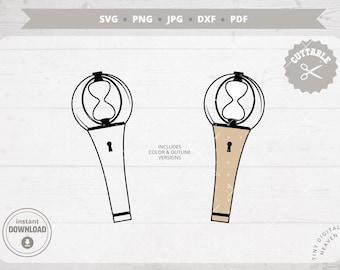 ATEEZ Lightstick SVG | Lightiny Vector Files (Digital Download)
