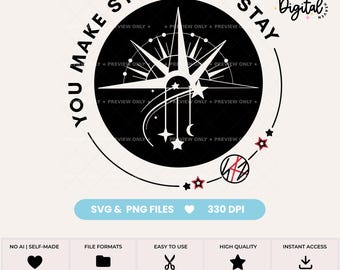 Stray Kids | You Make SKZ Stay SVG PNG Vector Files (digital