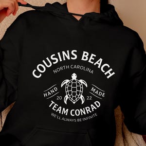 Cousins Beach Sweatshirt: Team Conrad, Summer Romance Fan Merch