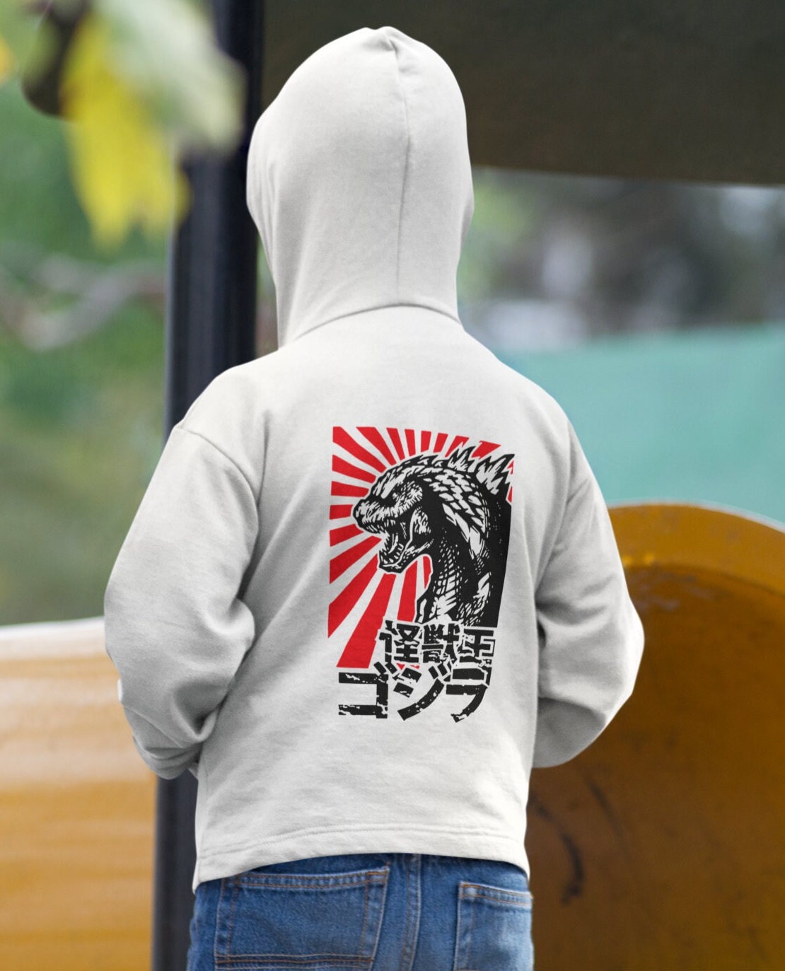 Godzilla Hoodie Etsy