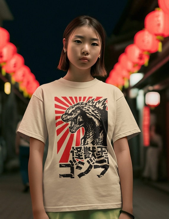 Godzilla t shirt japan deals