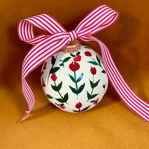 Hand-painted Christmas ornament