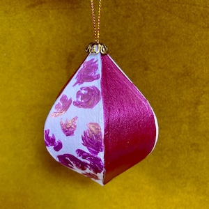 Hand-painted Christmas ornament