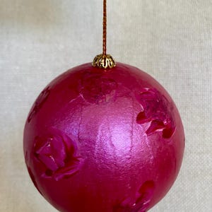 Hand-painted Christmas ornament