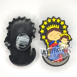 Sammelschuh Anhänger.  Weicher Touch Erhebende Lil Saints PVC Schuhanhänger Jesus, Jungfrau Maria, Maria Magdalena, Chiara Luce, Carlo Akkutis