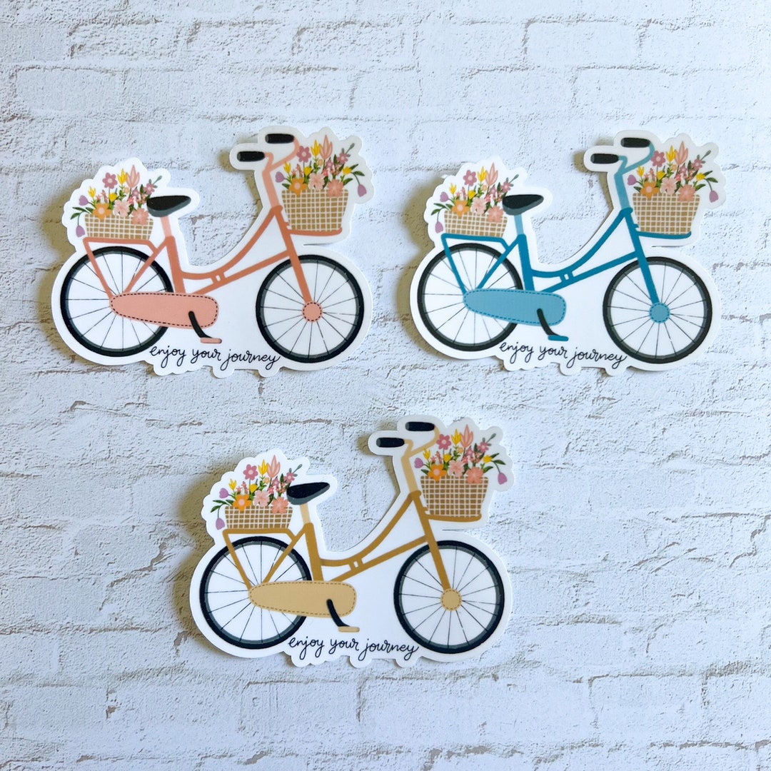 Enjoyyy Sticker Enjoy Your Journey Sticker | Laptop Water Bottle iPad Sticker ...