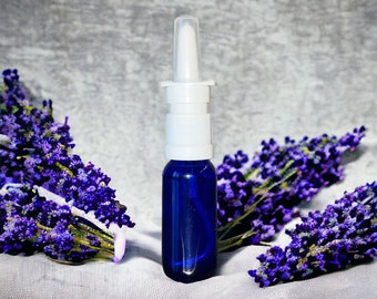 15 ml NASAL Spray EMPTY 0.5 oz Pharmaceutical Grade *Leak Proof* Blue Glass