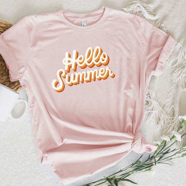 Hello Summer Shirt,Retro Summer Shirt,Last Day of School Shirt,School's Out Tee,End Of School Year,Goodbye School,Teacher Shirt,Summer Fun