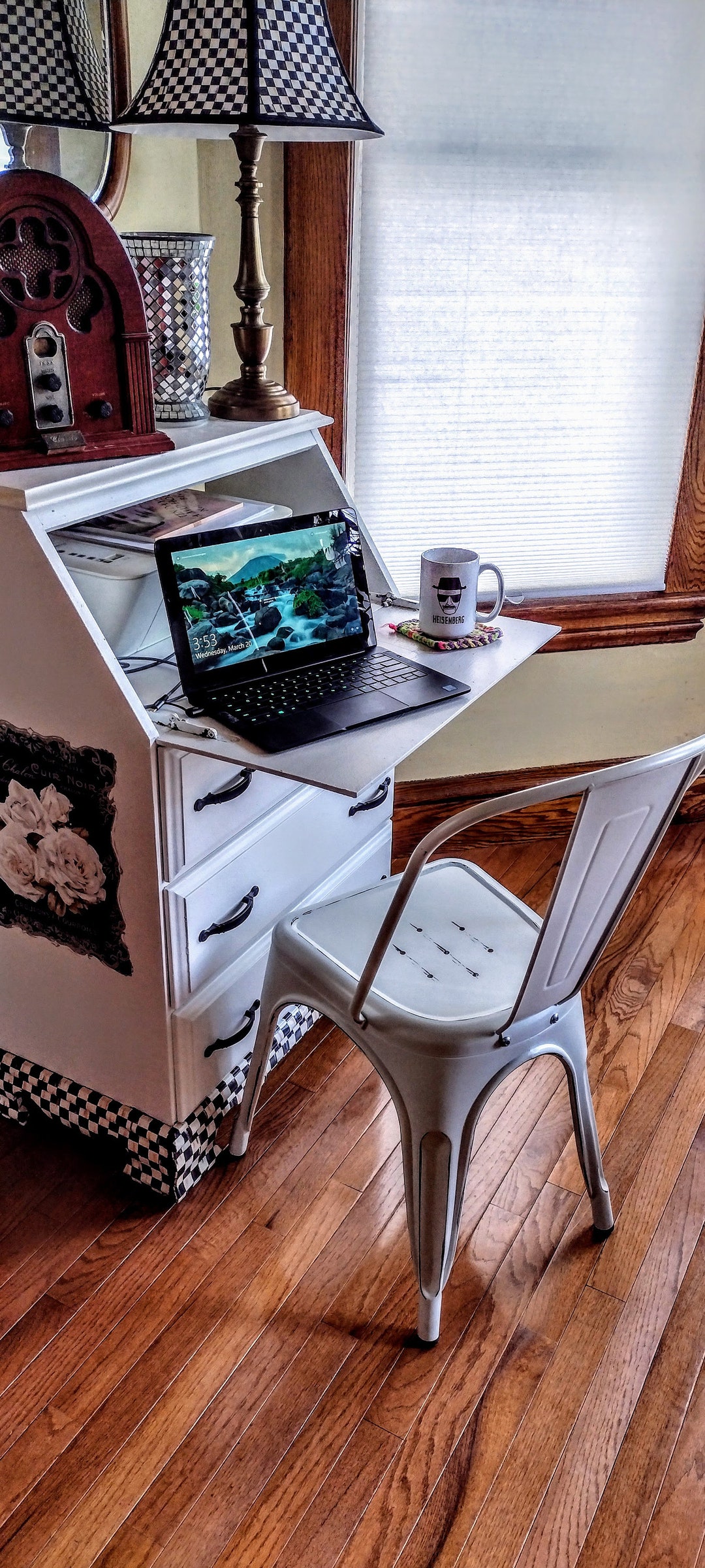 Desk, Farmhouse, Upcycled, Painted Furniture - Etsy