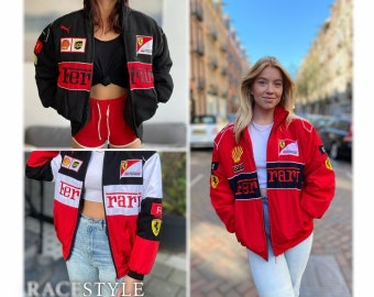Ferrari Jacket, F1 Jacket, Racing Jacket, Vintage F1 Jacket, Ferrari F1, Old School Jacket, F1 Fan Jacket, Formula One Merch, Red Bull